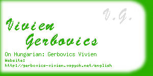 vivien gerbovics business card